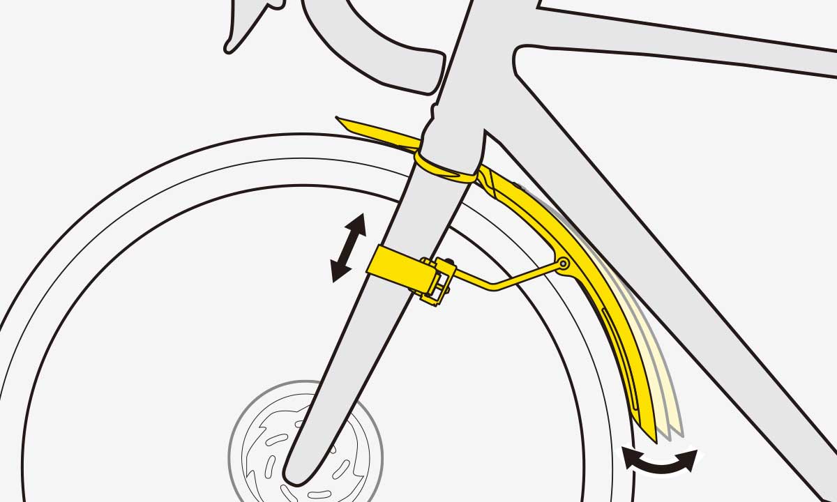 お歳暮 人気 自転車用フェンダー（泥除け）前後セット｜トピーク アクセサリー