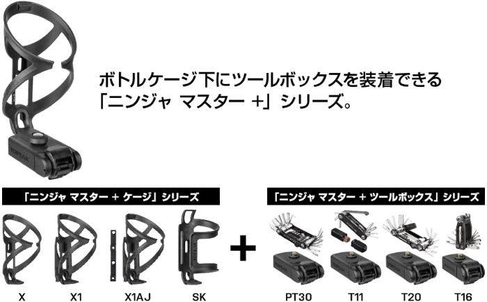 ボトルケージ　ニンジャシリーズ ニンジャ マスター+ ケージ SKサブ画像4